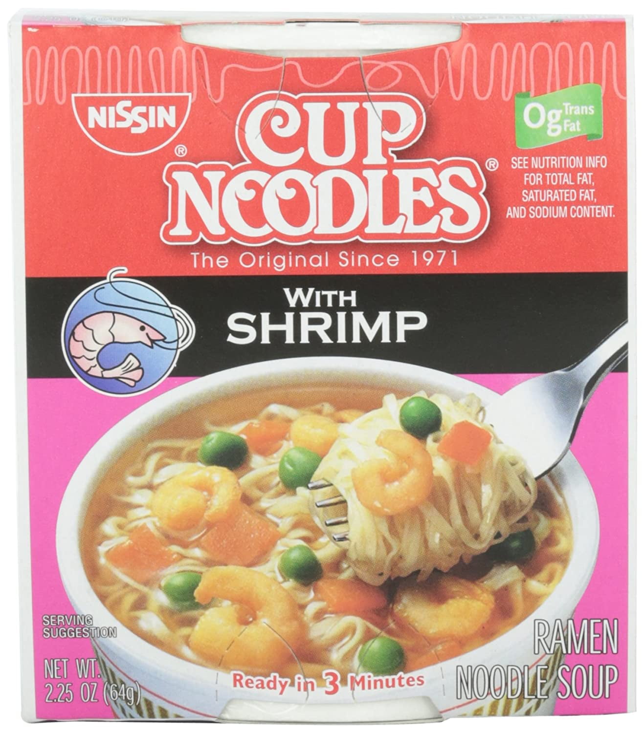 Product of Nissin Cup Noodles with Shrimp, 24 pk./2.25 oz.