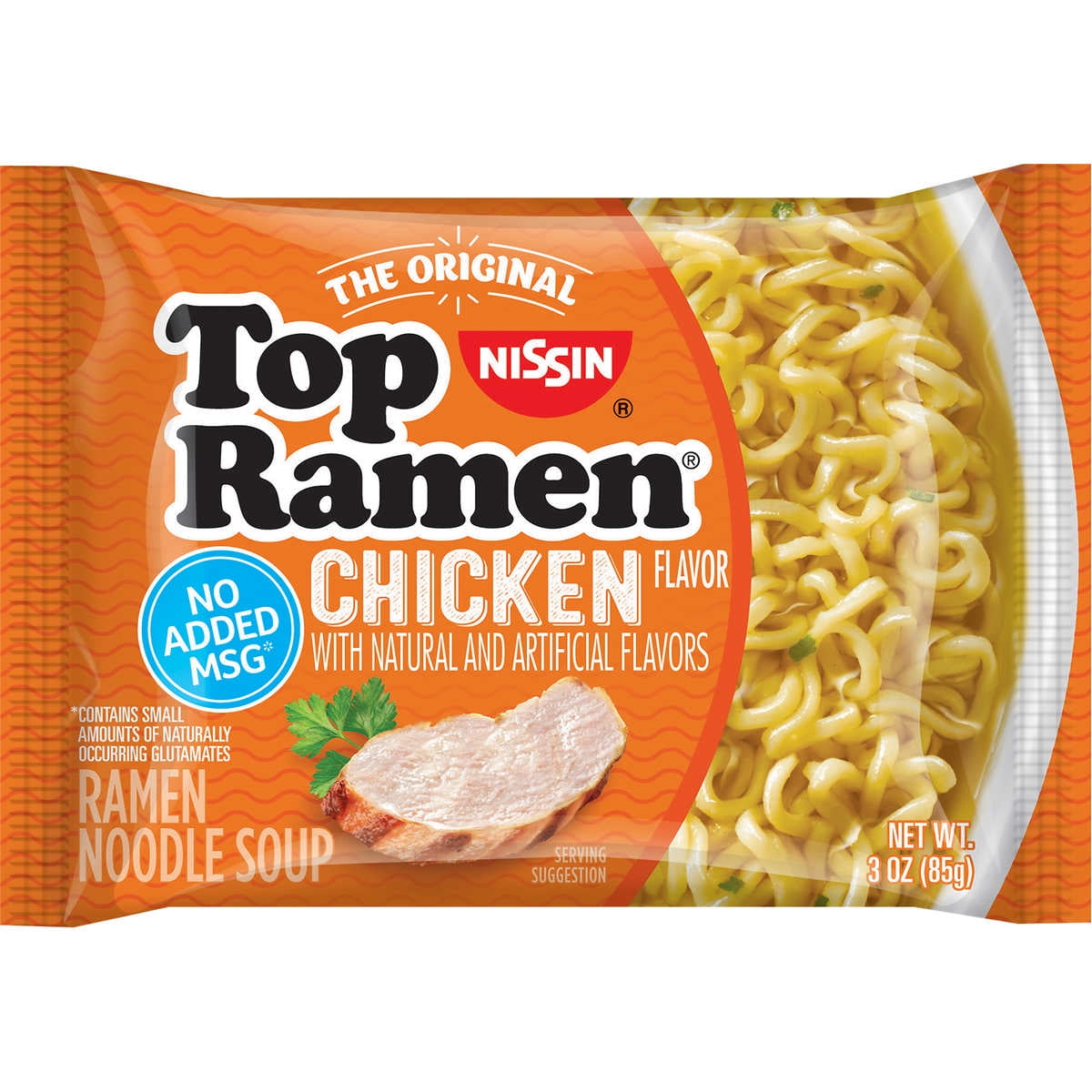 Nissin Top Ramen, Chicken Flavor, New, 3 oz. 48 Ct.