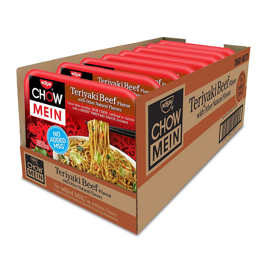 Nissin Teriyaki Beef-Flavored Original Chow Mein Meals (4 oz., Pack of 8)