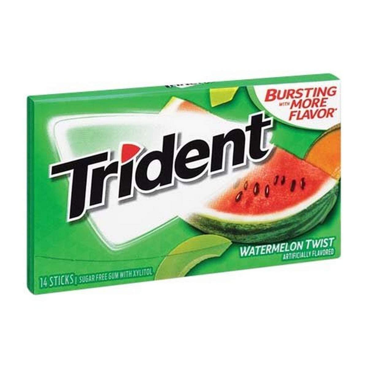 Ruthy's Outlet Trident Chewing Gum Variety Pack Sugar Free Fruit Watermelon Twist & Tropical Twist ,Spearmint, Perfect Peppermint 20 Pack Assorted Flavors