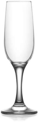 Ruthy's Outlet Bellagio Wine Champagne Clear Glasses 10.25 oz 4 Pack Elegant Stemmed Champagne Glasses Sparkling Wine Glasses for Gift, Birthday,Parties,Wedding, Bar